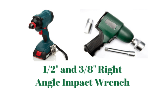 1/2" and 3/8" Right Angle Impact Wrench