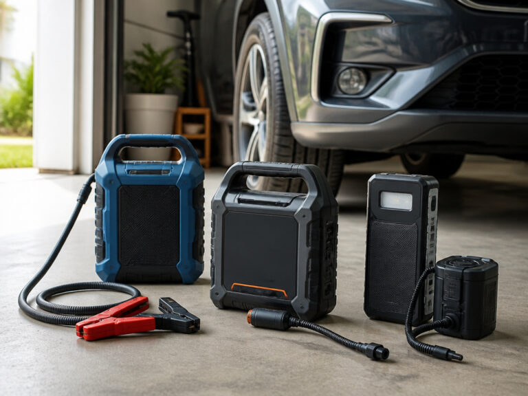 10 Best Portable Car Battery Jump Starters With Air Compressor