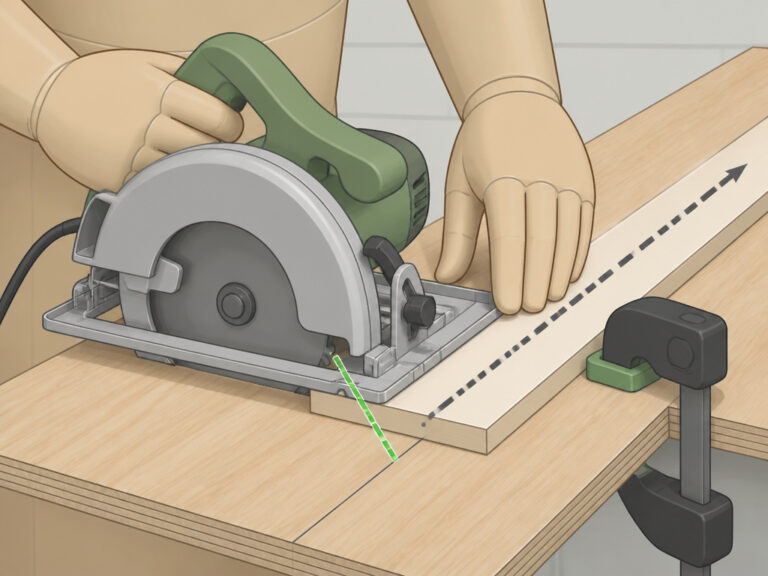 How to Make Straight Cuts With a Circular Saw