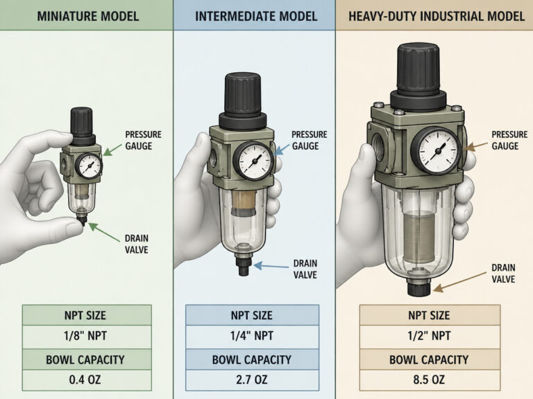 What Is an Air Compressor Filter Regulator? How It Works
