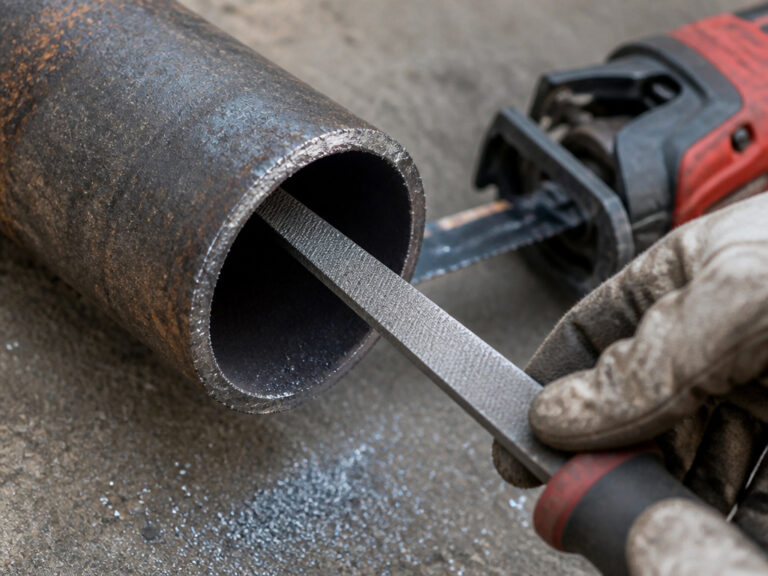 How to Cut Cast Iron Pipe With a Reciprocating Saw