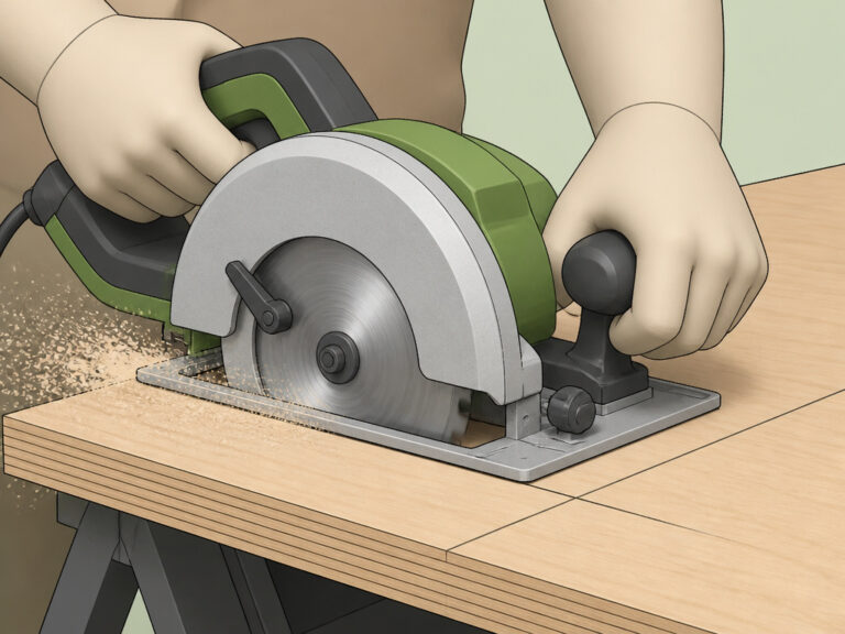 How to Use a Circular Saw: Step-by-Step (Without Kickback)