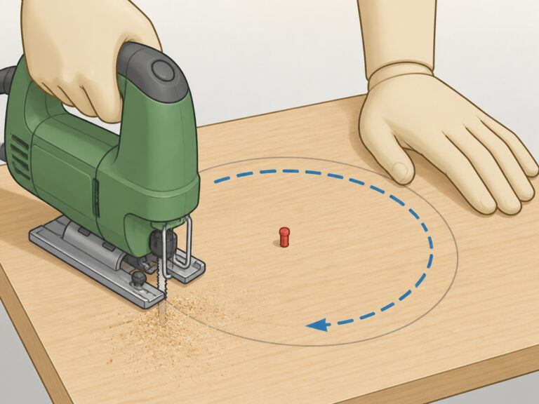 How to Cut a Circle With a Jigsaw: Step-by-Step