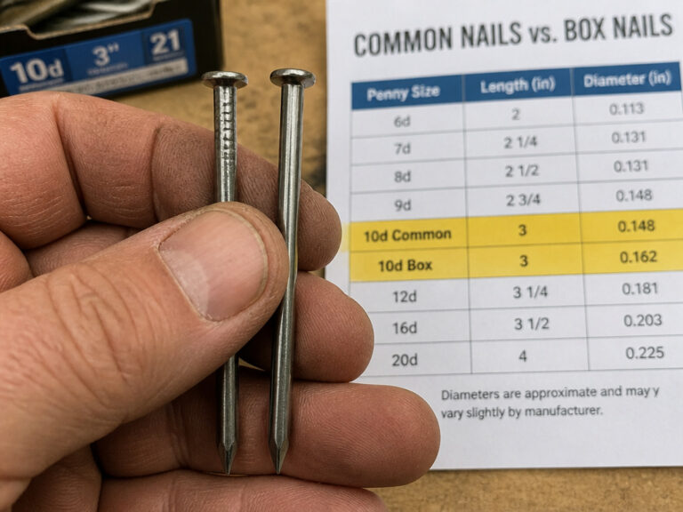Penny Nail Sizes Explained: Official Specs and Modern Use