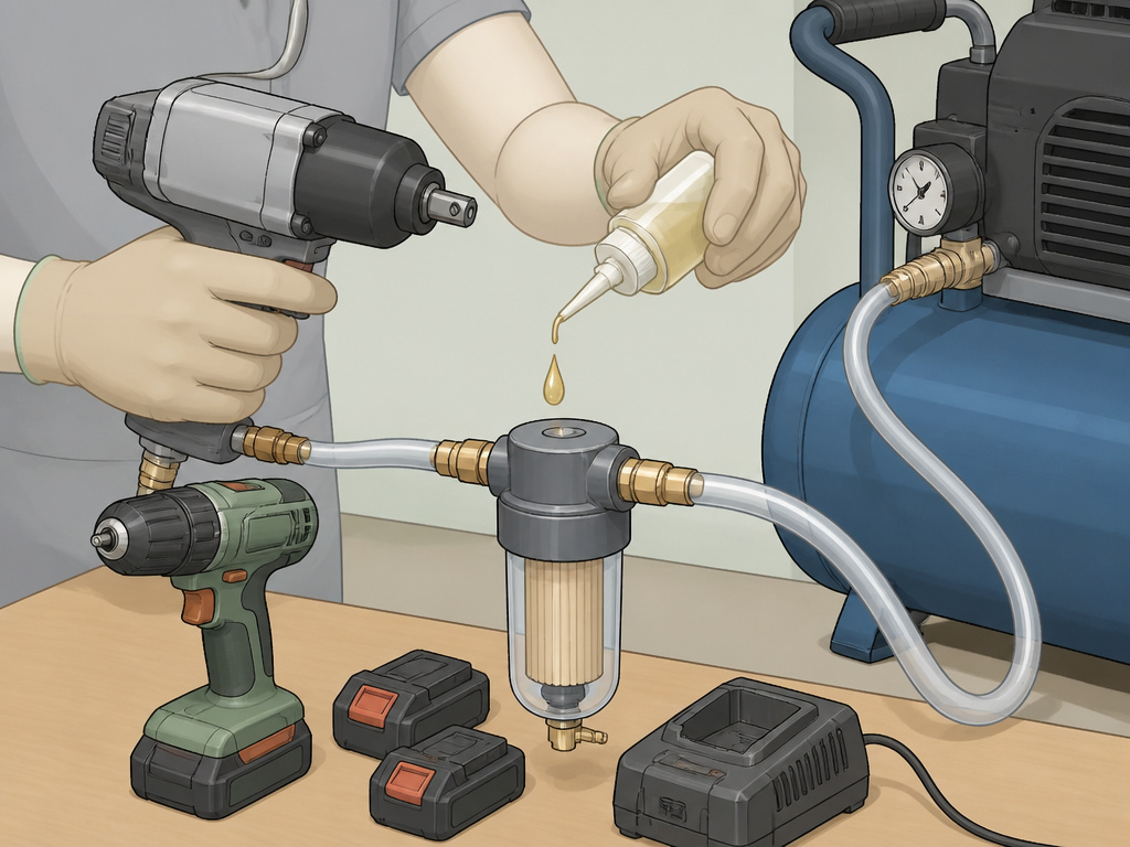 Hidden costs of pneumatic and electric tools: compressors, batteries, and maintenance.