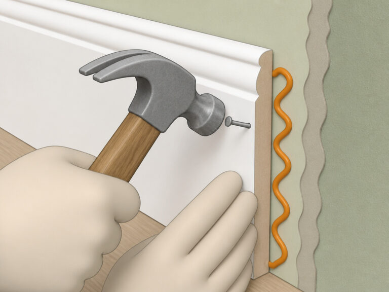 How to Nail Baseboards Without a Nail Gun: Step-by-Step