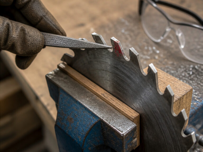How to Sharpen a Circular Saw Blade by Hand: Step-by-Step
